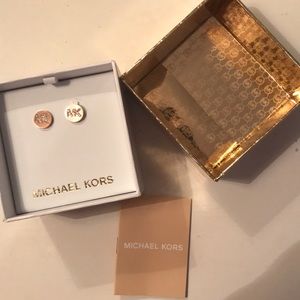 Michael Kors initial studs